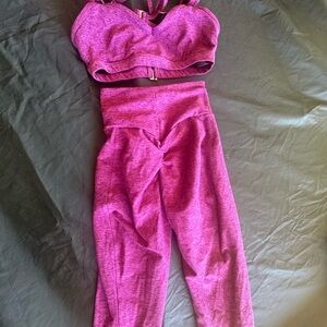 Bombshell Sportswear Purple Leggings Set